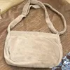 Туристическая сумка Canvas Case Shoping Beach Case Velvet Fashion Lady Bag Vintage Classic Classic Bag