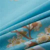 Botanico Duvet coprire il 100% Cotton Soft Bedding Set lenzuola blu Flowers set floreale stampato Doppia completa Regina King Family Bedding