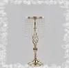 70 cm Rhinestone Candelabra Bruiloft Elegante Kaarshouder Mooie Tafel Centerpieis Vaas Stand Crystal Candlestick Bruiloft Decor EEA1906