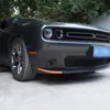 Turuncu Ön Tampon Dudak Kapağı Trim Styling Çerçeve Çerçeve Dodge Challenger Sxt 15+ Araba Dış Aksesuarlar Için