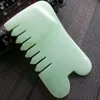 Natural Jade Massager Comb Multifunctional Handheld Stone Head and Meridians Combs Guasha Board Shape Massage Hand Relaxation Tool4911967