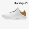 Chaos II 5 Proto Metallic Gold Chaussures de basket-ball pour hommes Big Stage Bruce Lee LA 5s Triple Black Men baskets de sport 7-12