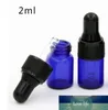 2ML الأزرق زجاج العين بالقطارة زجاجة، من الضروري النفط زجاجة، مصل عطور الصغيرة قوارير المحمولة