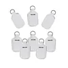 Sublimering Neopren Sanitizerhållare Refillerbara flaskor Keychain Holder Nyckelhållare 30ml återanvändbara flaskor tomma plastflaskor