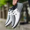 2020 Hot męska Moda Low-Top Casual Shoes Modne męskie leniwe buty jazdy Groźki Rozmiar 39-47