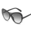 女性のリムレスサングラスシャムサングラス眼鏡抗UV眼鏡の特大レンズアイウェア片ワルA ++