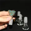 narghilè All'ingrosso 14mm 18mm Ciotola di vetro maschio con testa colorata Ciotole filtranti per il fumo di bong d'acqua