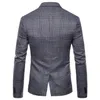 Mannen Suits Fashion Trend Gestreepte 2021 Mannen Coat Casual Business Formele Lange Mouwen One-Button Mannen Jas in Voorraad Gratis Verzending