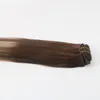 Clipe de cabelo humano na extensão do cabelo OMBRE BALAYAYAG Cor # 3 # 24 # 3 Top Grade de alta qualidade Virgem Remy cabelo straight 100g por pacote
