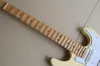 Billiga Guitar Cream Yngwie Malmsteen Scallop Shaped Maple Fingerboard Big Head St 6 String Electric Guitarra Inventory Gratis frakt