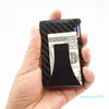 New-Metal Mini Carbon Fiber Men ID Holder Business Card Wallet243I