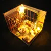 Muebles de la casa de muñecas Diy Dollhouse en miniatura Ensamble Miniaturas 3d Miniaturas Dollhouse Toys Educational Toys for Children Y205615679