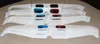 Gratis schip 100 paren hoogwaardige dimensionale papier 3D-bril 3D-bril - rood en blauw anaglyph