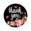 500pcs 1inch Thank You Flower Paper Adhesive Stickers Label For Wedding Party Gift Bag Candy Box Decor