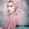 Hijabs Gekleurde Parel Plain Fashion Viscose Katoen Voile Lange Sjaal Sjaals Moslim Wrap Herfst Hoofd Sjaals Fabriek Prijs Expert Design Quality Nieuwste Stijl