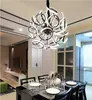 Lampadario a led per hotel di lusso moderno, personalità creativa, lampada a sospensione con sfera d'arte, lampade a sospensione per ristorante