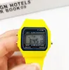 F91W Classic Water Resist Silicon Strap Digital Sport Watch fashion thin LED watches Quartz movement ouc261B3269677