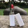 Portable Lipstick Shaped Metal Smoking Pipes Tobacco Cigarette Women Mini Pipes Fashion Lip stick for Lady Girl Christmas Gifts DHL