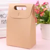 Portable kraft paper gift bag for cookie biscuit candy chocolate nut jewelry packaging birthday Wedding Christmas gift wrapping