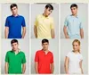 Yeni marka tasarımcısı yüksek kaliteli timsah polo gömlek erkekler katı yıkama su pamuk şort yaz homme tişörtler erkek polos gömlekleri poloshirt gaoqiang456