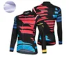 Mulheres gráficos inverno ciclismo jaquetas 2022 camisa de ciclismo ropa ciclismo lã térmica bicicleta maillot vestuário239u