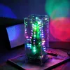 Carillon per albero di Natale 3D Progetto di pratica di saldatura Kit di assemblaggio di scienze elettroniche fai-da-te con luce flash a 7 colori LAD1288I