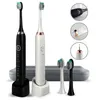 Sarmocare S100 بالموجات فوق الصوتية سونيك فرشاة الأسنان الكهربائية مؤشر فرشاة الأسنان IPX7 للماء 5 نماذج لاسلكية قابلة للشحن للأشخاص