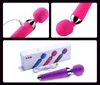 Kraftfull Wand Massager Snabb Laddning 10 Hastigheter Trådlösa Vibratorer Vattentät Personlig Handdator Massager Stick 20st