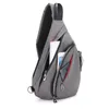 Män One Shoulder Ryggsäck Mångsidig Travel Cykling Fashion USB Messenger Bag Fotvandring Camping Trekking Climbing Sling Bags Pack