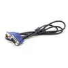 Hoge kwaliteit 1.5m 5ft HDB15 15pin VGA Mannelijk naar Male VGA-kabel voor TV Computer Monitor Extension Cable