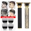 USB Rechargeable T9 Hair Clipper Professional Baldheaded Electric hair Cordless Shaver Trimmer Men Barber Hair Cutting Machine2548329