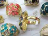 Wholesale Fashion Jewellery Ring New Mixed Lots 25pcs/lot Enamel CZ Rhinestone Charm Lady Rings