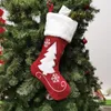 Juldekoration Socks Santa Claus Christmas Sock Ift Bag Xmas Dekoration Jul hängsmycke Stor hjortmönster EEA2066