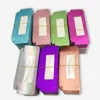 50 st / parti franslådor förpackning grossist bulk ögonfransförpackning 7 färger tom pappersfransningslåda / fransar fodral