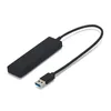 4-Port USB 3.0 Ultra Slim Data Hub High Speed External Splitter for Laptop,Notebook PC,USB Flash Drives JK2008XB