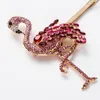 3pcsset Strass Kristal Flamingo Haar Clip Vrouwen Flamingo Haarspeldjes Cadeau voor Liefde Vriendin Mode Haaraccessoires4761395