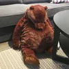 100cm dev simülasyon djungelskog ayı oyuncak peluş kahverengi oyuncak ayı doldurulmuş hayvan bebek hayat benzeri ev dekor doğum günü hediyesi çocuk y9675558