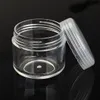 Clear Plastic Jar 10 шт Пластикового ящик для хранения 20га Nail Art Cosmetic шарик Gems бутылки случай Пот Макияж Box Путешествие бутылка