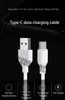 Tip C USB-C Mikro USB Kabloları 1M 3FT 3A OD3.6 Samsung Galaxy S8 S10 S20 HTC LG B1 için Hızlı Şarj Kablo Tel