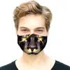 Fora de moda de moda Animais 3D algodão reutilizável com impressão de rosto máscara de máscara de máscara ppshop01 tv6762301