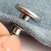 Metall Jeans Knappar Kläder Tillbehör Syfäste DIY Retractable Justerbara Avtagbara Konkava Alloy Midja Knappar VT1482