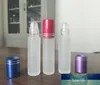 Groothandel leeg 10ml frosted glazen rollerball parfum flessen, lege cosmetische containers rollen op fles voor essentiële olie