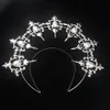 Готическая лолита Halo Crown Headciece Accessories Black Rose Devil Goddes