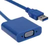 USB naar VGA -kabeladapter 1080p USB3.0 naar VGA -connectoren Externe videokaart Multidisplay voor laptop PC Monitor Projector Win 7 8