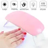 Mini portátil lâmpada LED secador de unhas de unhas de carga secadores de uñas LED luz seca rápida manicure prego secador de gel para unha art 6w