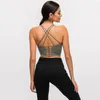 luyogapsports lu yoga sports bra women's backless activewear fitness lu bra small suspenders thin shoulder straps cross back gym underwear