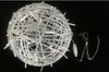 Novas luzes de Natal ao ar livre LED Rattan Ball String Light 20cm 30CM100 LED Lanternas Decorativas Light Light Lights Pingente