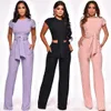 Women Designer Tracksuit Short Sleeve Outfits Sweatsuits Lagging 2 Piece Set Skinny Sweat Suits Tights Sport Sate Pullover Pants Plus Size