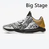 Chaos II 5 Proto Metallic Gold Mens Basketbollskor Big Stage Bruce Lee La 5s Triple Black Men Trainer Sport Sneakers 7-12