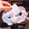 Woman Embroidery Hair Ties Girls Elasit Hairband Women Hair Accessories Scrunchies Rubber Band Lady Ponytail Holders